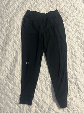 Under Armour Black Kids Joggers with Logo